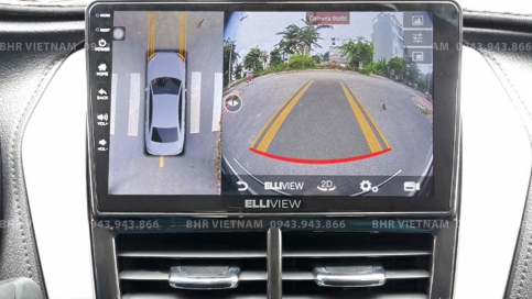 Màn hình DVD Android liền camera 360 xe Toyota Yaris 2019 - nay | Elliview S4 Deluxe 